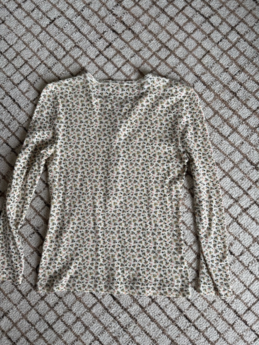 Doen Floral Cotton Tee women’s Medium - Picture 3 of 7
